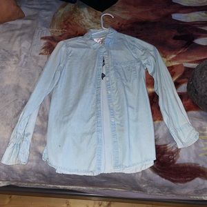 girls size 8 button down shirt
